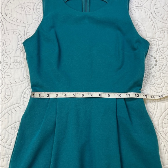 Madewell Teal Sleeveless Fit and Flare Mini Dress - Women’s XS - Picture 7 of 9